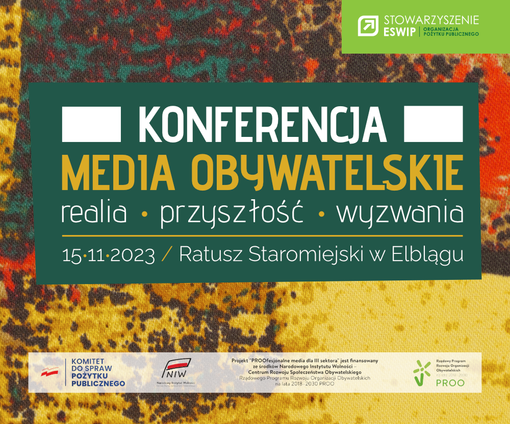 Konferencja. Media obywatelskie: realia, przyszłość, wyzwania