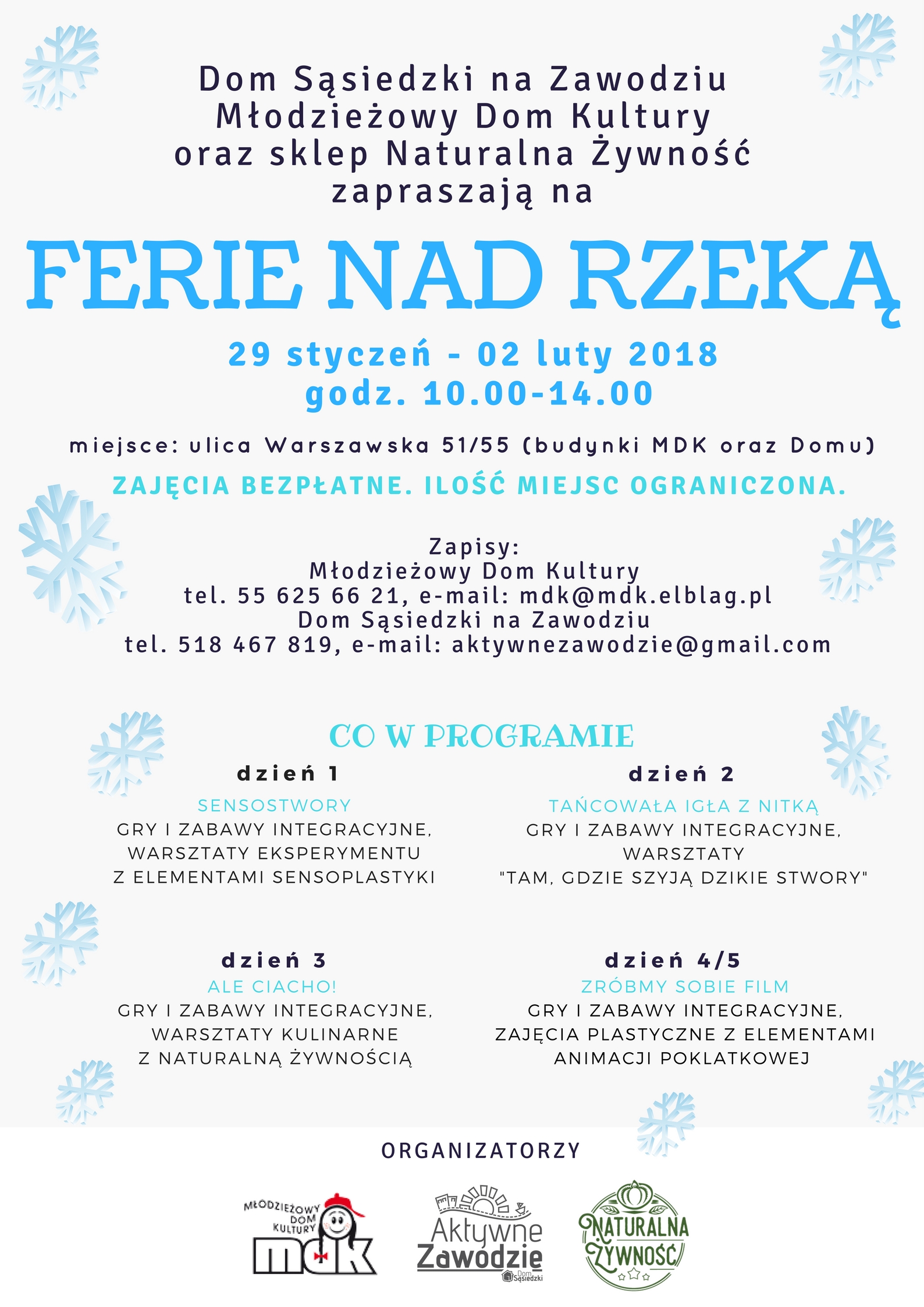 FERIE NAD RZEKĄ, CZAS START! 