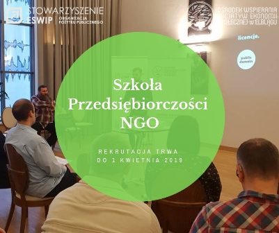Trwa rekrutacja do Szkoły Przedsiębiorczości dla organizacji pozarządowych