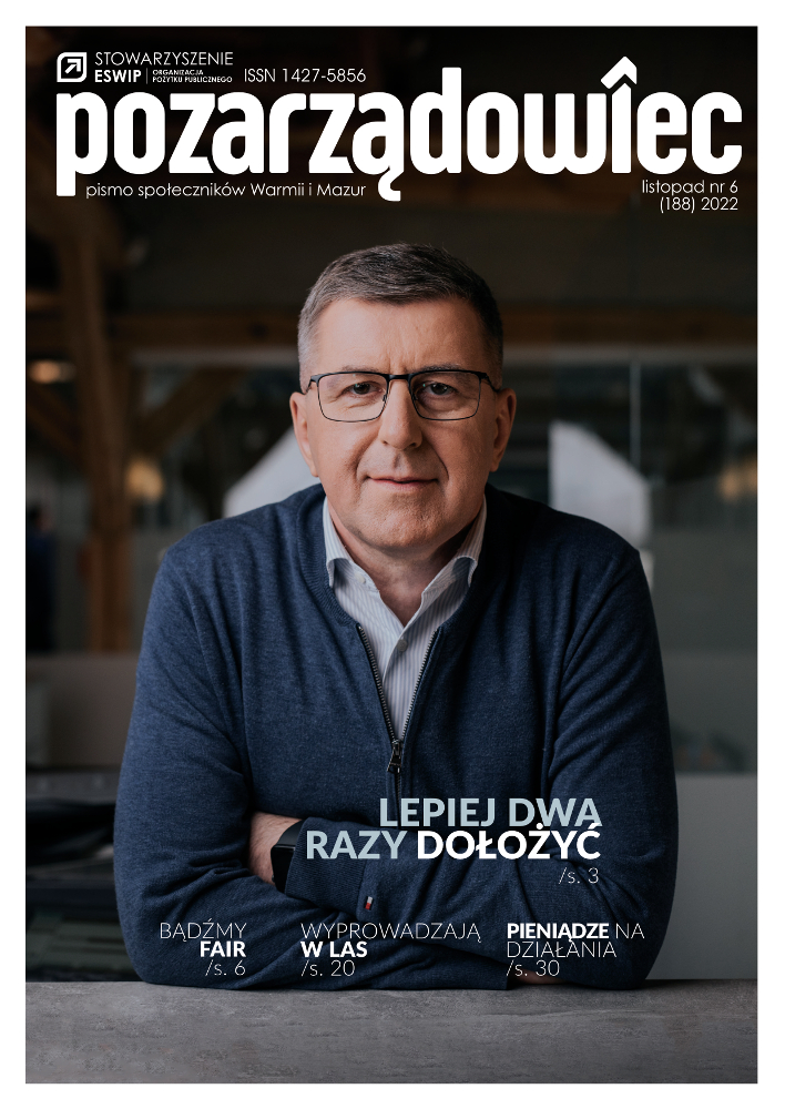 Pozarządowiec, wydanie nr 6, listopad 2022